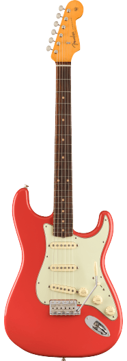 American Vintage II 61 Strat RW Fiesta Red w/Case